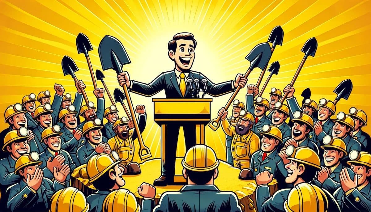 Trump é agora o melhor amigo dos mineradores, quer que todos os Bitcoins restantes sejam feitos nos EUA
