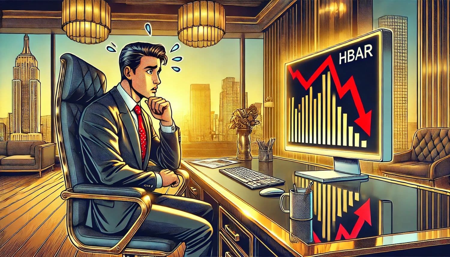 HBAR Mundur dari $0.33, Analis Peringatkan Penurunan 17%
