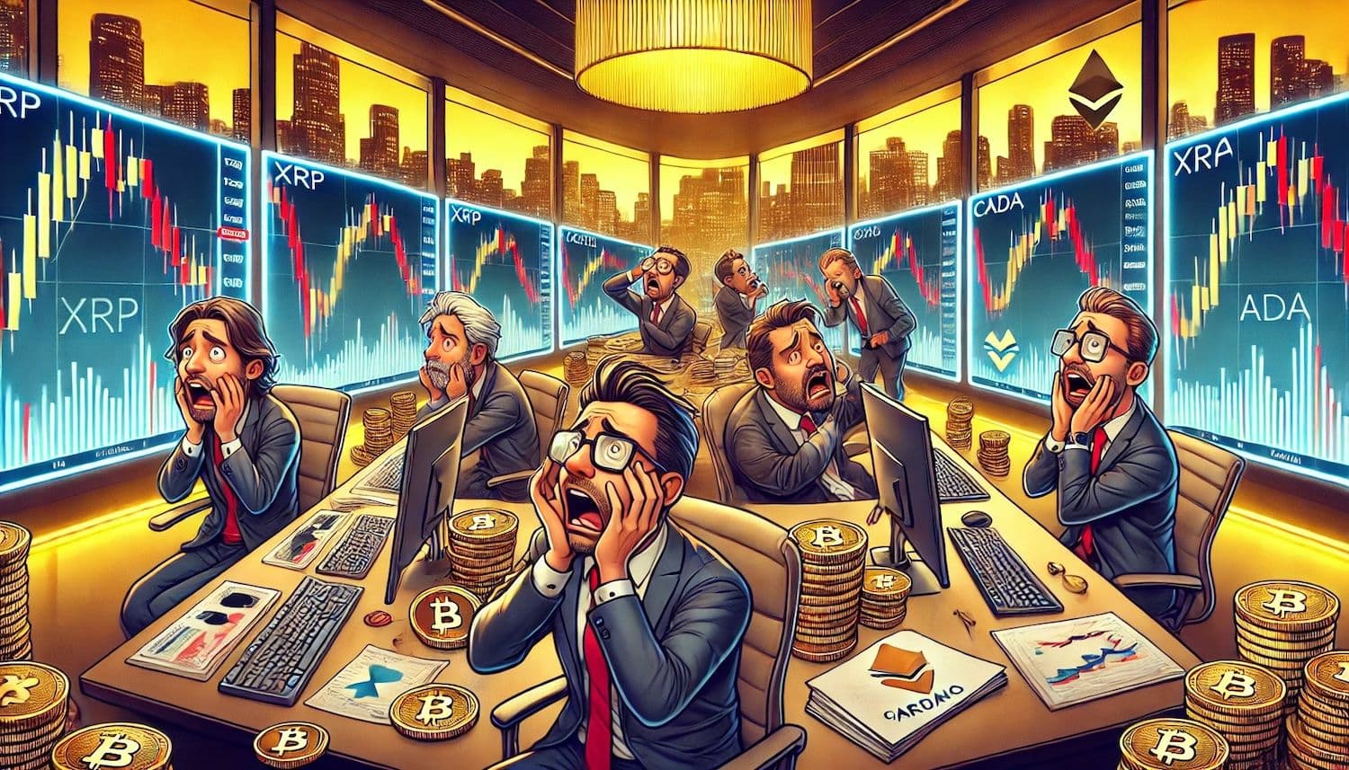 XRP, Cardano dẫn đầu sự suy giảm thị trường trước sự kiện thanh lý lớn