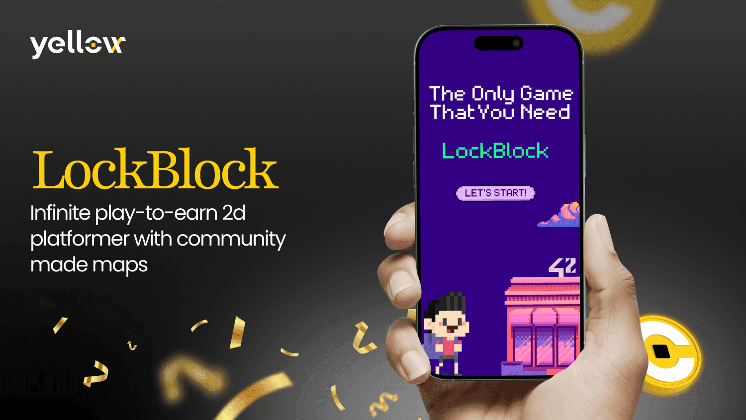 Platformer Blockchain LockBlock Relie Vitesse hors chaîne avec Transparence sur chaîne