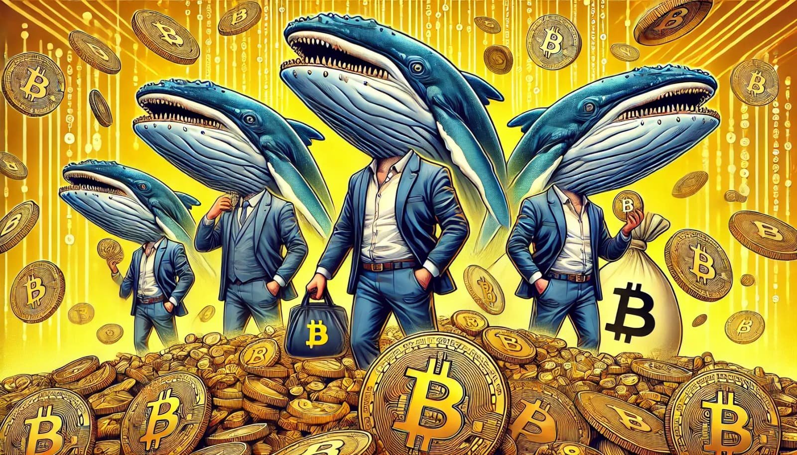 ビットコインクジラが39億6千万ドルのコインを抱え込み 価格が10万ドルを超える可能性