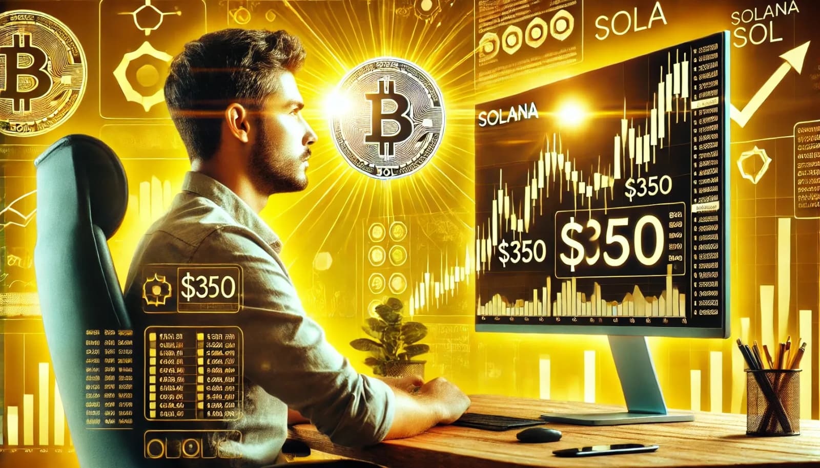 Solana 目标 350 美元 而比特币的 100K 美元涨势可能引发山寨币季节