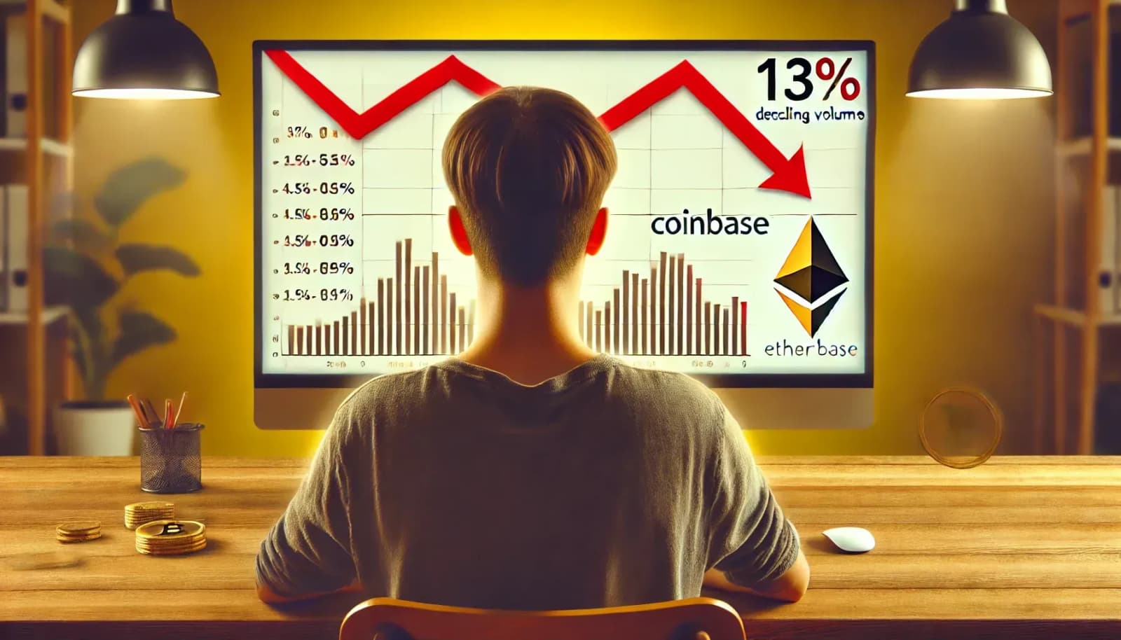 Coinbase-Handelsvolumen sinkt im 3. Quartal um 13% aufgrund eines 24%igen Rückgangs bei Ether