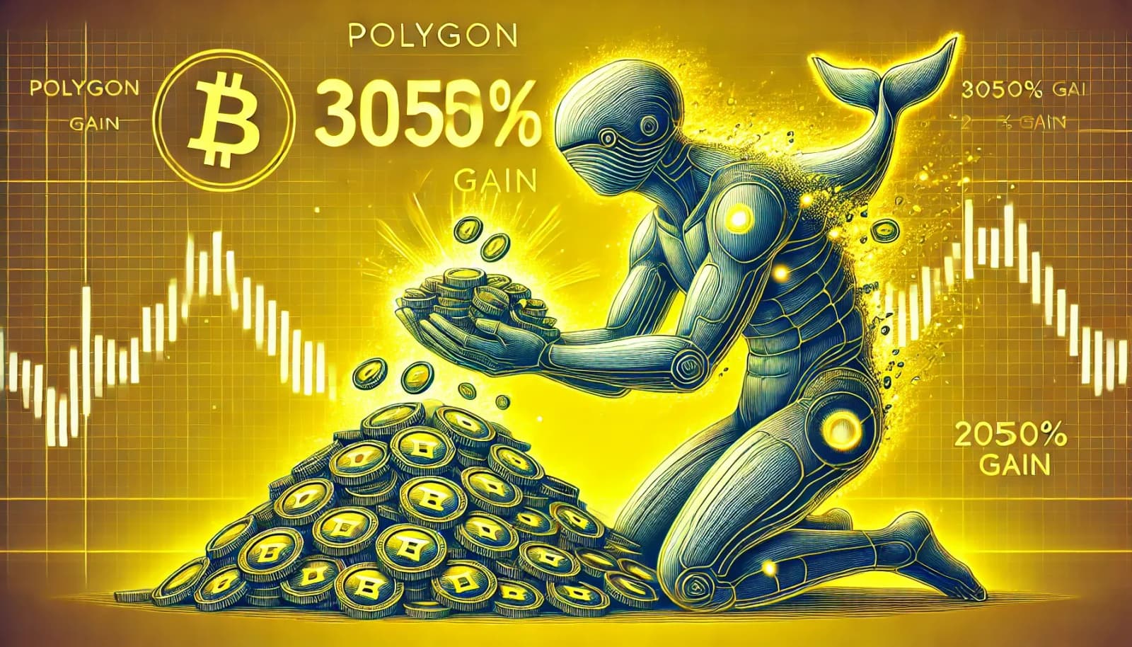 Polygon para um crescimento de 3050% enquanto baleia reúne $56M em tokens POL
