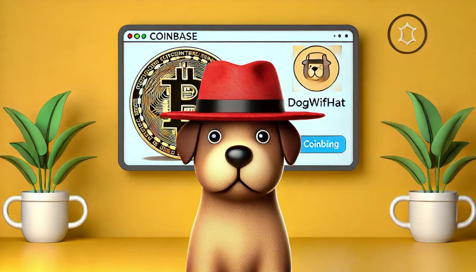 Dogwifhat monte à 4,21 $ à la suite de l'annonce de la cotation sur Coinbase