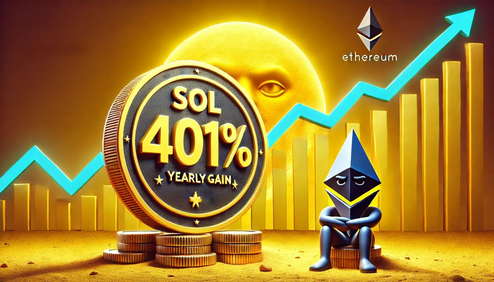 Solana Makes 401% Year-To-Date Gains As Cutoshi Looks To Boost ETH