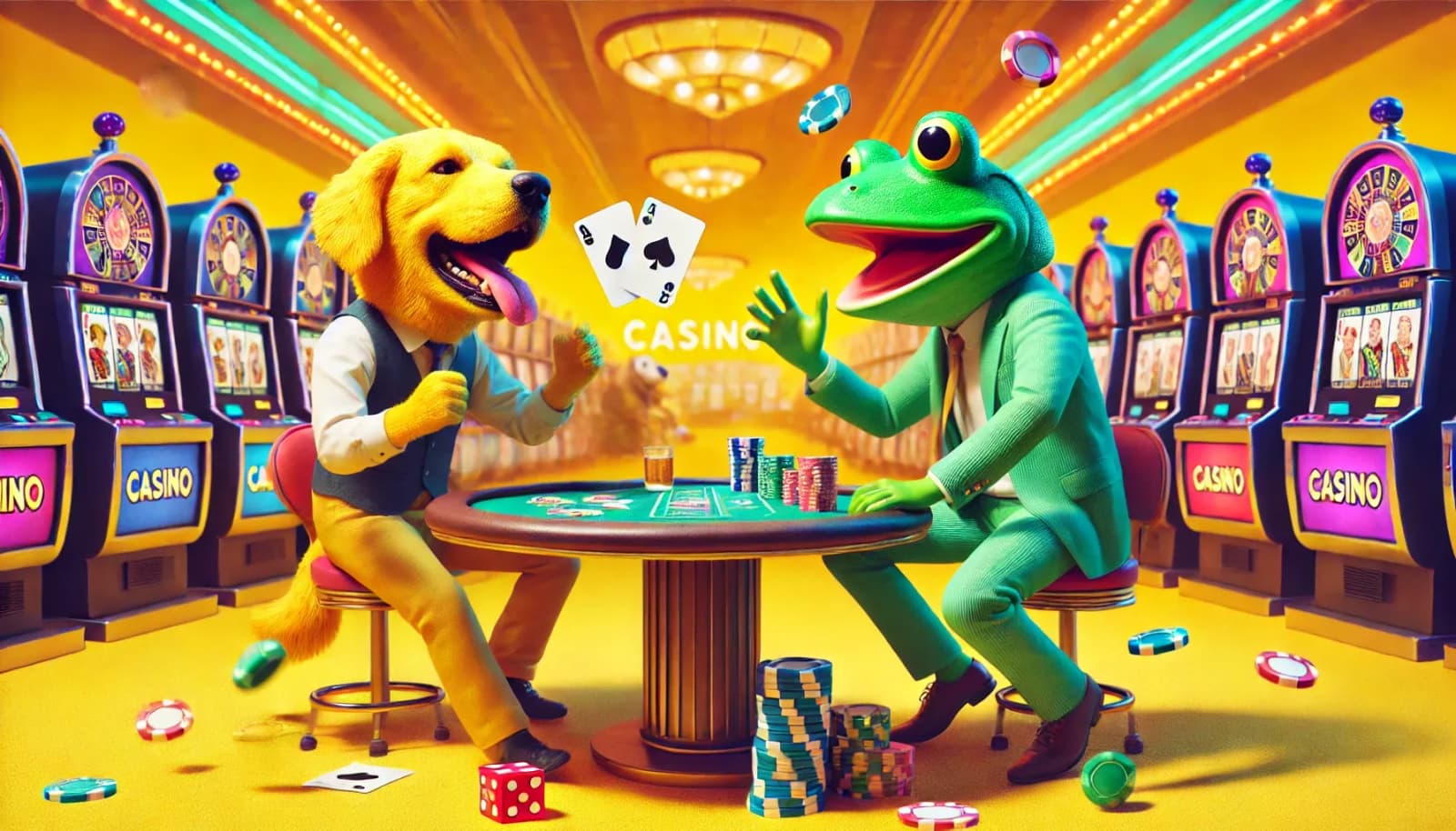 Crypto Investors Upbeat About New Gambling Meme Coin Mpeppe and BONK