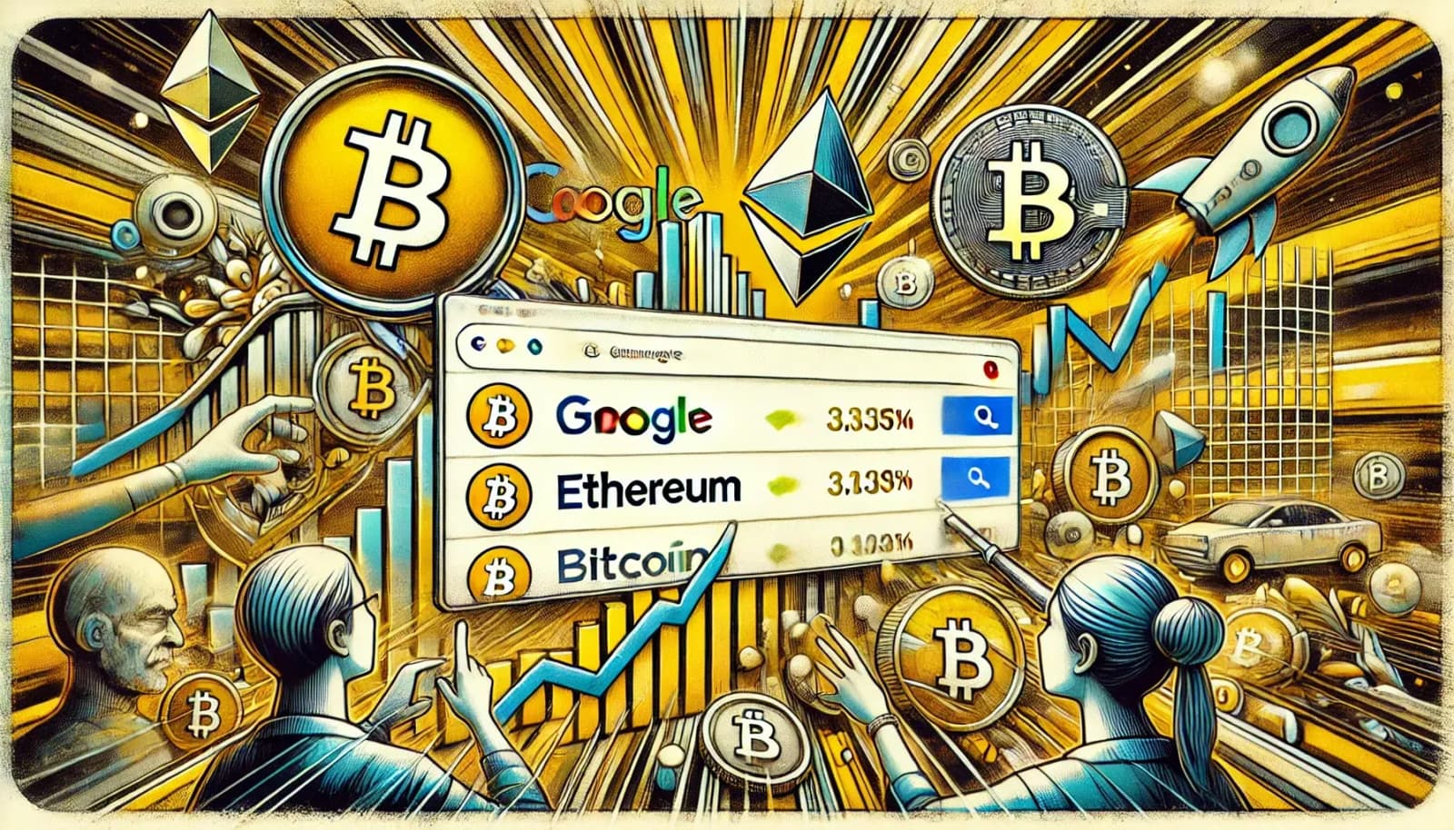 Bitcoin and Ethereum Price Charts Vanish from Google Search, Raising Conspiracy Theories