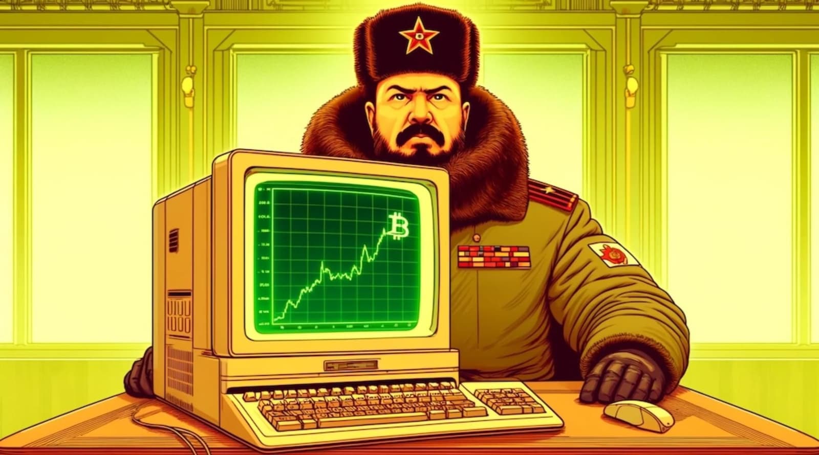 Mundo Orwelliano se Rompendo? Kremlin Preocupado enquanto Russos Migram para Cripto
